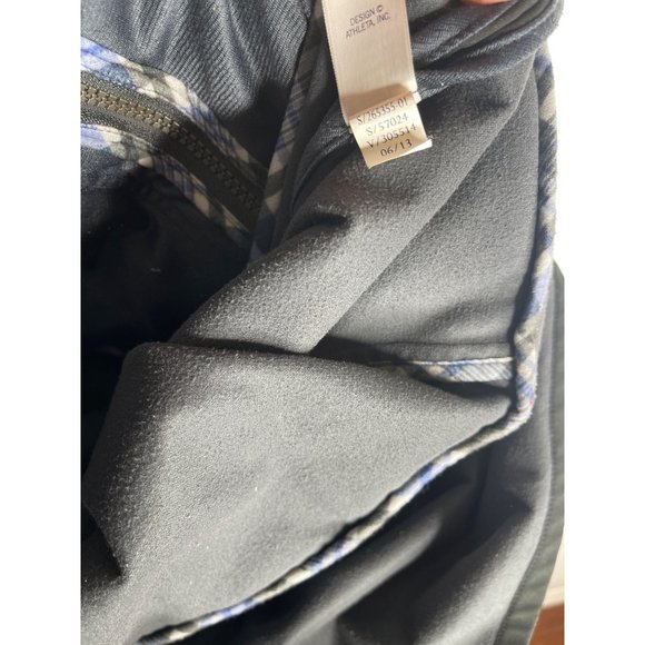 Athleta Shelter Cove Soft Shell Long Ruffle Jacket Coat XXS Black 265355 - Picture 10 of 10